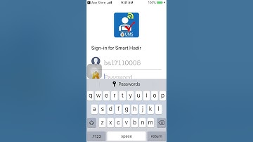 Installation manual for Smart Hadir (Apple iOS)