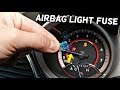 DODGE JOURNEY AIRBAG LIGHT FUSE LOCATION REPLACEMENT  FIAT FREEMONT