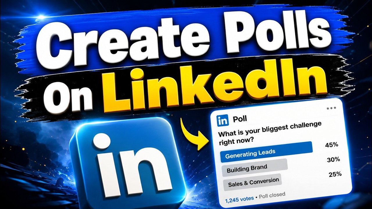 How to Create Polls On LinkedIn | LinkedIn Polls To Generate Qualified ...