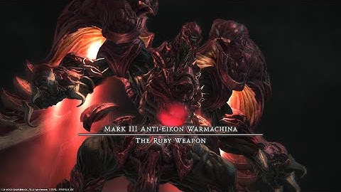 Cinder Drift (ruby weapon normal) first time