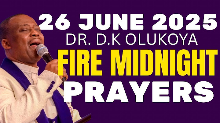 NEXT LEVEL PRAYERS || MFM MIDNIGHT PRAYERS FOR HEALING & INTERVENTION | JUNE 26, 2025 DR. DK OLUKOYA