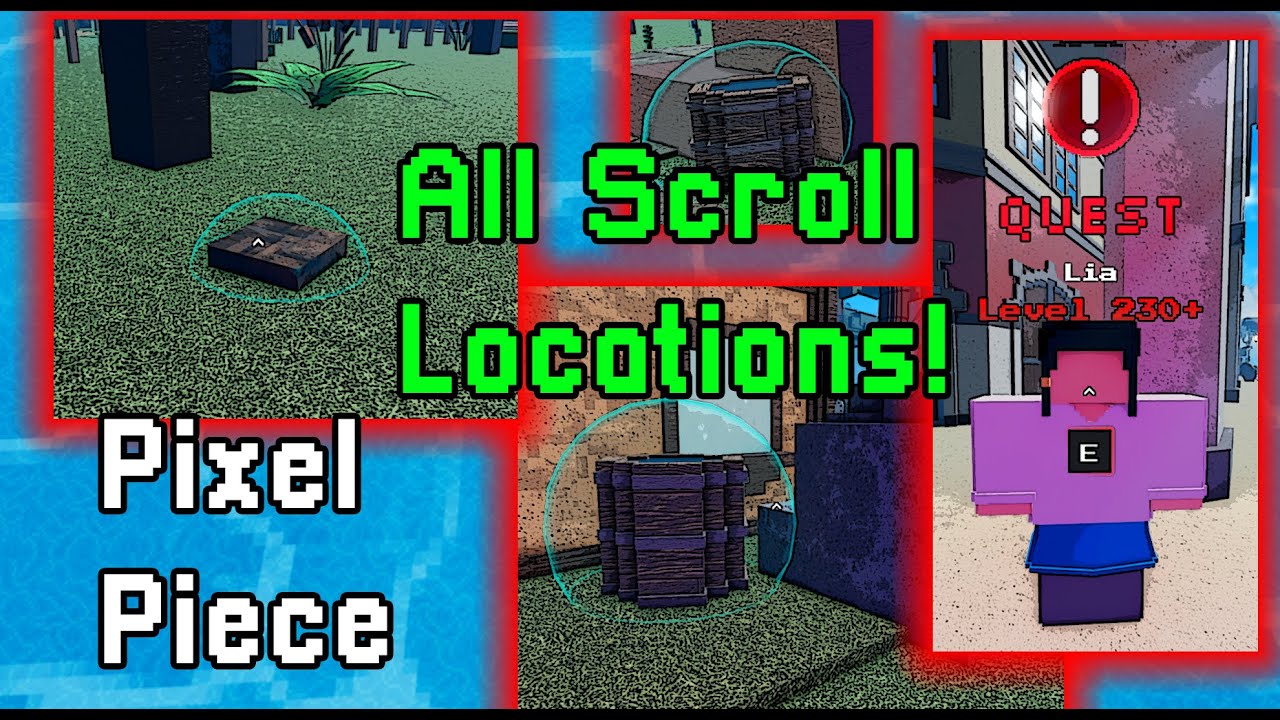 Roblox Pixel Piece Map - All Locations and Items Guide