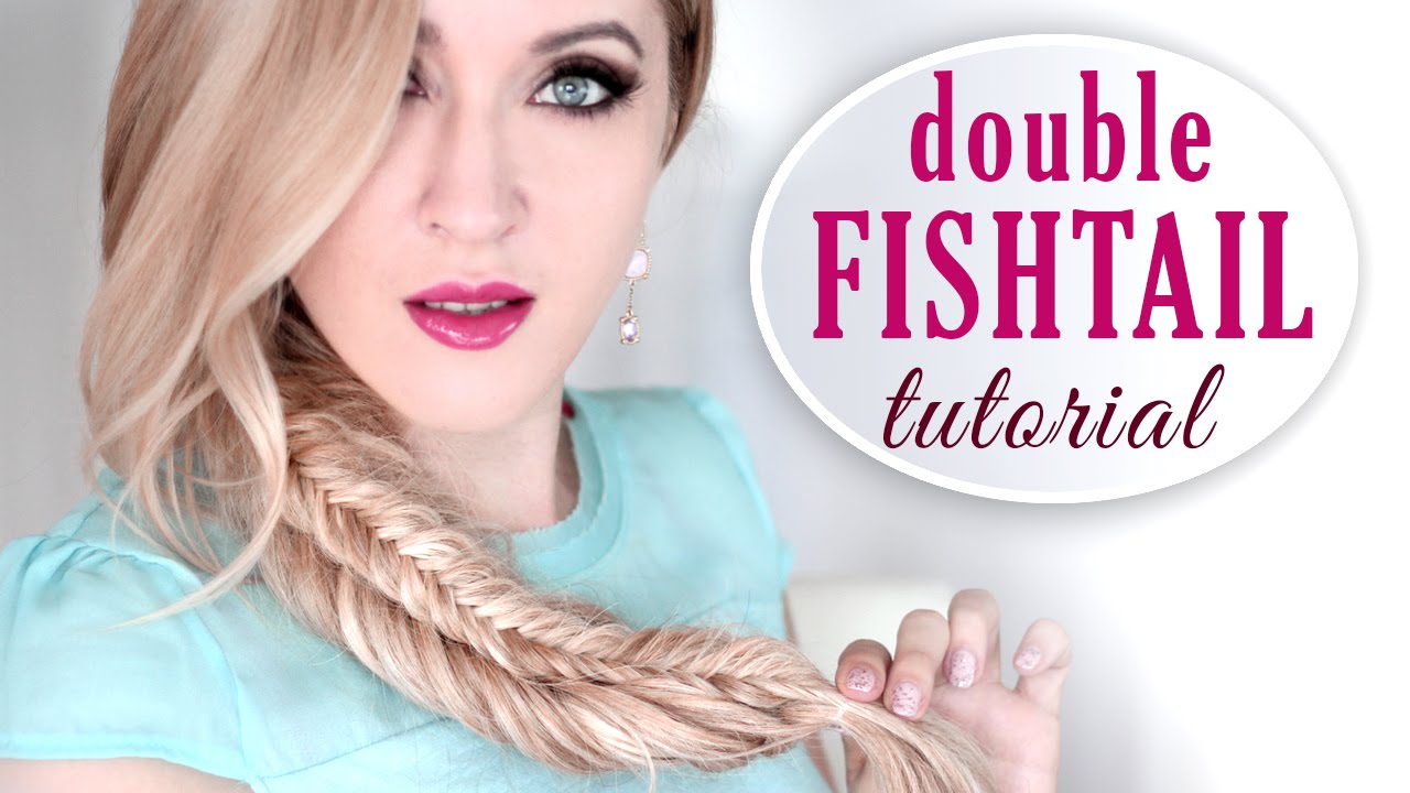 Double fishtail braid tutorial (stacked) Boho chic hairstyle for long ...