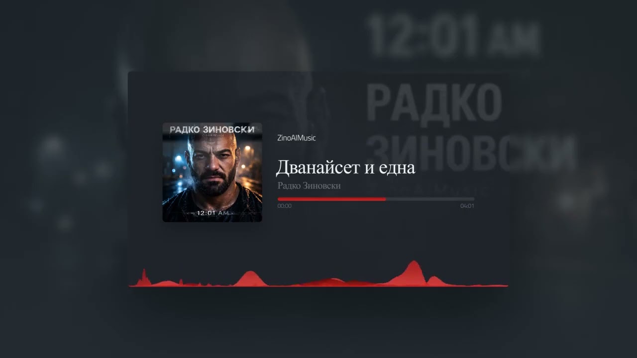 Радко Зиновски - Дванайсет и една (Official Music Visualizer 2026)