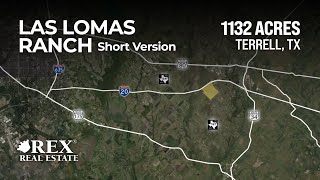 Las Lomas Ranch (Short Version) | 1132 Acres Land for Sale | Terrell, Texas