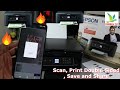Epson XP - 3150 How to Scan, Print Double-Sided / Specific Colour, Save, and Share to Email | #scan