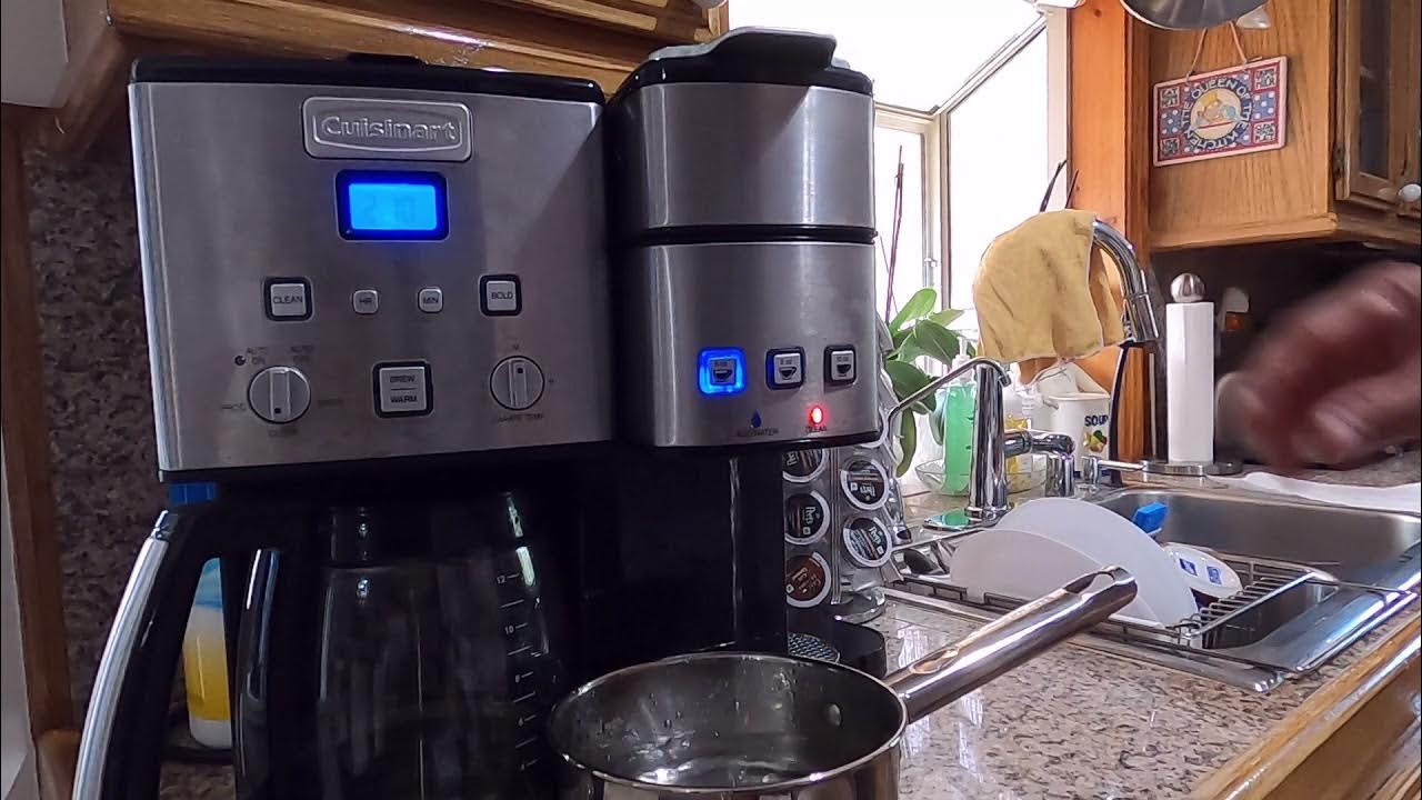 How to clean Cuisinart K cup coffee makers. YouTube
