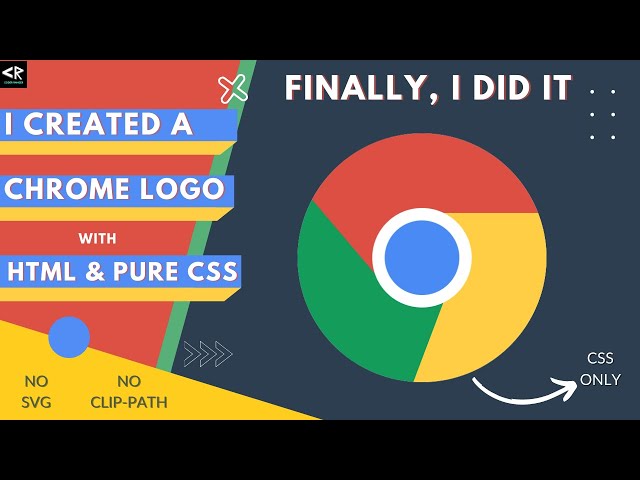 Google Chrome Logo only CSS || How To Create Google Chrome Logo in HTML and CSS - Pure CSS Logo. - YouTube Google Chrome Logo only CSS || How To Create Google Chrome Logo in HTML and CSS - Pure CSS Logo. - YouTube