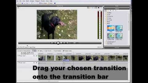 How to use transitions in Serif MoviePlus