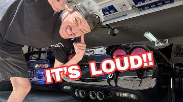 My New C6 Corvette Exhaust Is LOUD!!!  (Speed Engineering)
