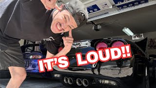 My New C6 Corvette Exhaust Is LOUD!!! (Speed Engineering)