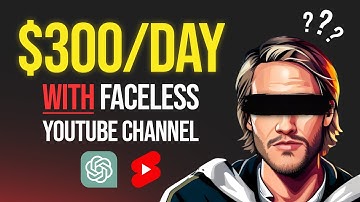 I Found the EASIEST Way to Make $300/Day with Faceless YouTube Channel Using ONLY AI in 2023