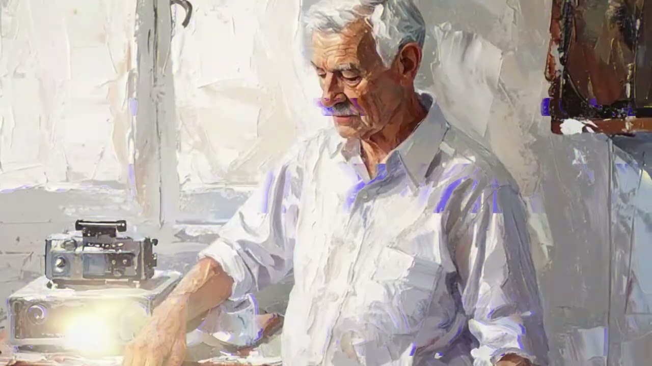 Nostalgic Ambient Piano For Missing Someone | Old Radio In The Kitchen