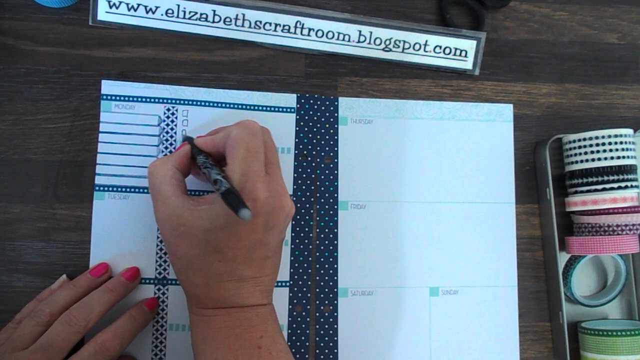 Using Washi tape with your Love Today Planner