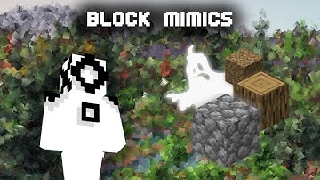 Block Mimics in Vanilla Minecraft 1.16 (datapack showcase)