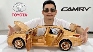 I renovated and upgraded my car 2023 Toyota Camry  Woodworking Art