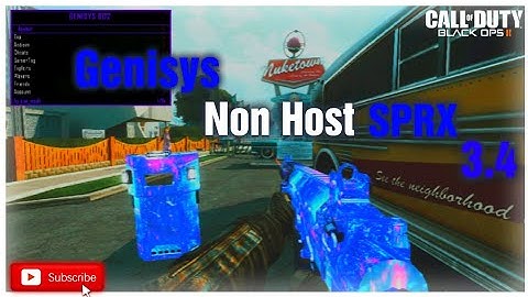 [BO2/1.19/PS3] Black Ops 2 Genisys v3.4 Non-Host SPRX (Aimbot, Anti-Aim, ESP, Recovery,Custom Camos)