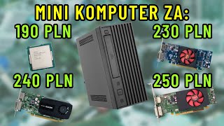 Mini komputer (do gier) za 190 zł / 230 zł / 240 zł / 250 zł