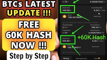 Satoshi BTCs 60K FREE HASH (NEW UPDATE!!) - Mine BTCs Faster - MAINNET SOON!! - CORE Mining