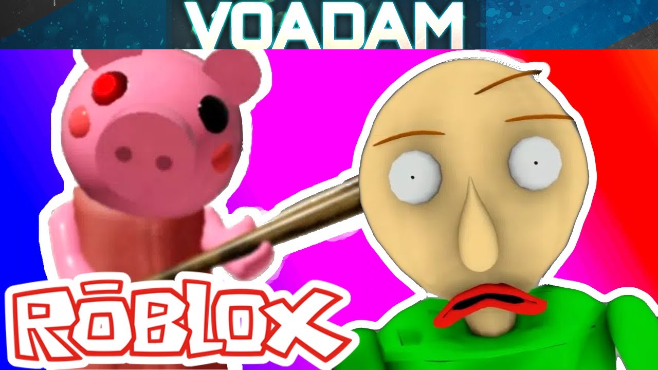 Baldi Vs Piggy Baldi Plays Piggy In Roblox Youtube - roblox piggy vs baldi