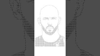 Creating Andrew Tate's Portrait Using Dots | DOTS #andrewtate