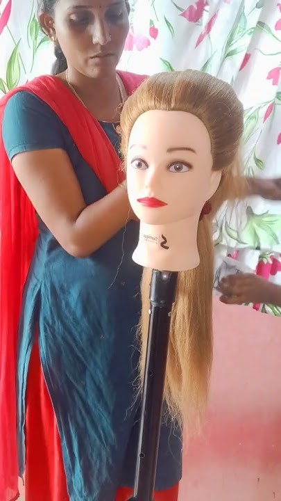  full puff with braid hairstyle - YouTube