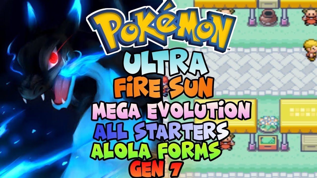 Pokemon GBA ROM HACK With Alola Starters, Alola Pokemons, Redesigned Maps &  Increased Difficulty!  💎POKÉMON ULTRASOL Y ULTRALUNA:- or known as Pokémon  UltraSkies, this game consists of the Pokemon Fire Red