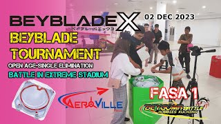 BEYBLADE X TOUNAMENT FASA 1 | AEROVILLE MALL | BEYGOMA BATTLE HOBBIES KUCHING (2023)