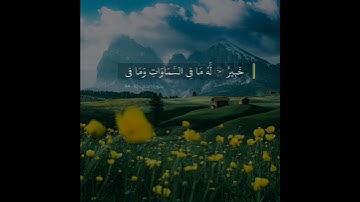 ﴿ألم تر أن الله أنزل من السماء ماء فتصبح الأرض مخضرة إن الله لطيف خبير﴾ | القارئ عبدالله الموسى