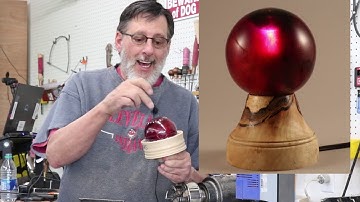Turning a Cast Resin Sphere into a Night Light  (part II)    with  Sam Angelo