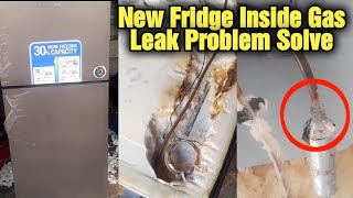Refrigerator Inside Gas Leak Problem Solve | Fridge Evaporator Leakage Problem Solved Profile