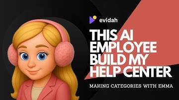 How To Make Help Center Categories With an AI Employee - Evidah