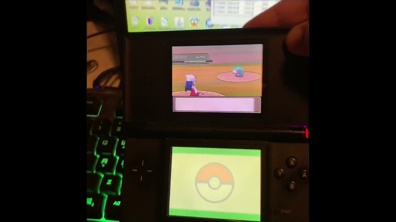 Shiny Shaymin in Pokémon Platinum via RNG Manip