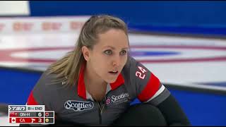 #AGITopShots - 2024 Scotties Tournament of Hearts - Ontario's Team Homan makes an angle-raise double