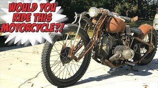 Insane Rat Rod Motorcycle Build Mad Max Bmw R75, Would You Ride It?