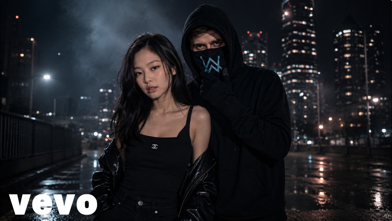 Alan Walker Style ft. EDM Skyle - Lonely Tonight (Official Lyrics)