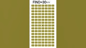 🥵🤔🤫30 🧠👀find the odd number #challenge​ #quiz​#puzzle​ #ढूंढो​ #math​#find​ #trending​#youtubeshorts