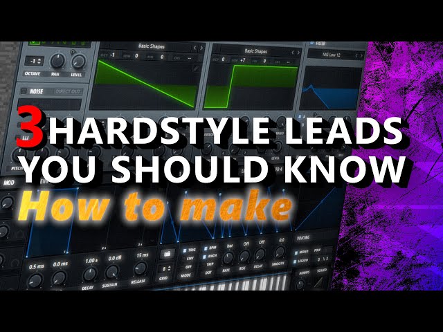 3 Hardstyle Leads you need to learn how to make! - Sounddesign like a pro! class=