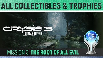 Crysis 3 Remastered - Mission 3: The Root Of All Evil - All Collectibles & Trophies 🏆