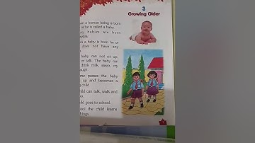 Class 2 EVS- Topic Growing Older