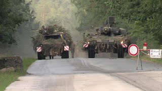 Leopard2A7V, VJTF Puma, Dingo! Bundeswehr verlegt für Manöver ! German Army columns with Leopard