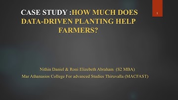 CASE STUDY: How Much Does Data-Driven Planting Help Farmers?