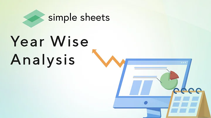 Year Wise Analysis Excel Template Step-by-Step Video Tutorial by Simple Sheets