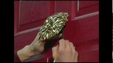 Micheal Healy Designs Door Knocker Installation