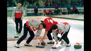 Kevin Koe's burned rock incident at 1994 Canadian Junior Curling Championship Final