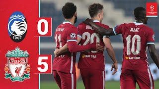 Highlights Atalanta 0-5 Liverpool Jotas Champions League Hat-Trick