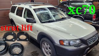 1"/30mm strut lift install 2003 volvo xc70