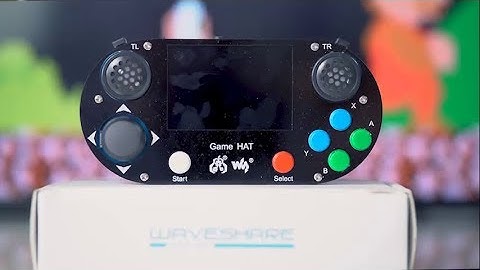 PORTABLE RASPBERRY PI CASE | GAME HAT BY WAVE SHARE