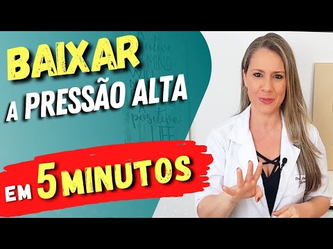 Como Baixar a PRESSÃO ALTA em 5 MINUTOS Naturalmente