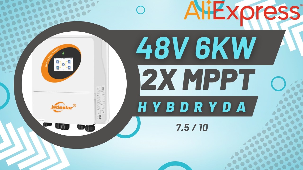 JSD 6KHB 6kW 48V TEST 🔥 2x MPPT i aż 9kW w bypassie! Gruby kotlet z Aliexpress OFFGRID LiFePo4